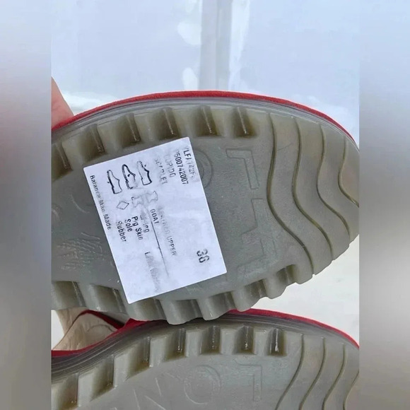 COPY - Fly London Ylfa Scarlet Red Leather Lace sandals size 8 - Picture 10 of 14